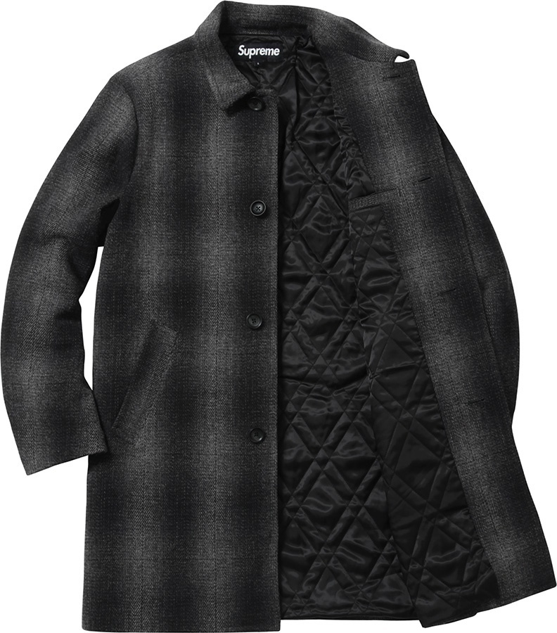 Shadow Plaid Wool Overcoat view 6